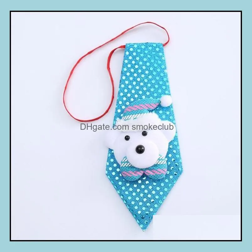 Christmas NEW YEAR Tie Party Accessories Boys Creative Christmas Bow Tie Korean Children Party Dance Decoration For Kids SN1918