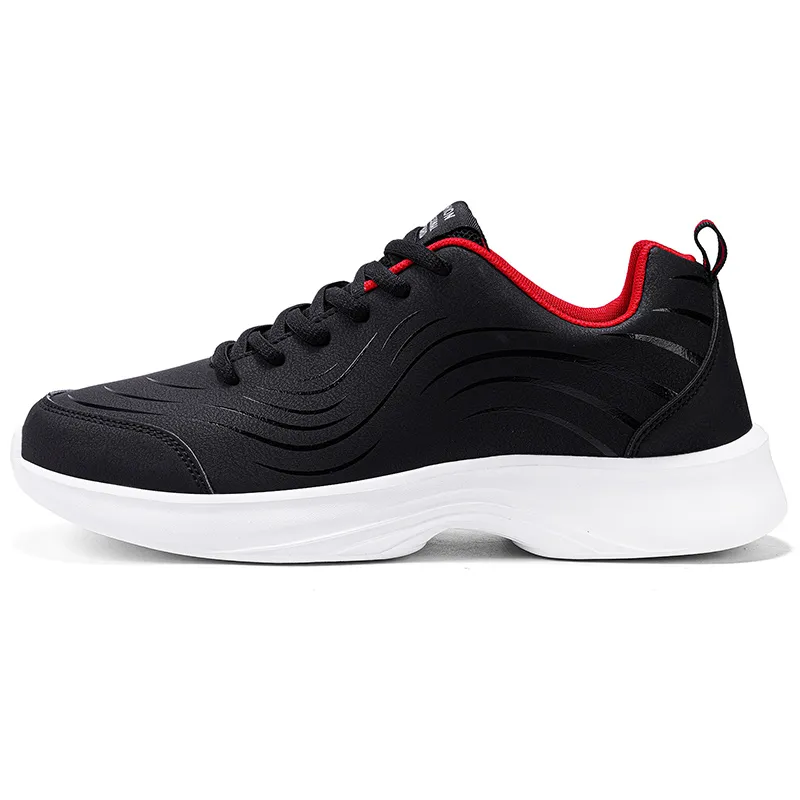 Billigare män Kvinnor Running Skor Triple Black White Red Fashion Mens Trainers # 33 Womens Sport Sneakers Outdoor Walking Runner Shoe