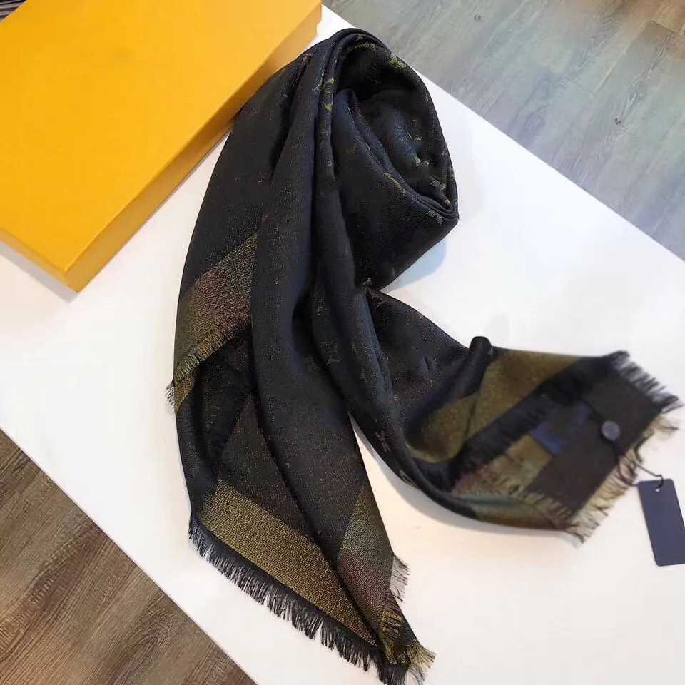 Four Seasons CashMere Scarf Marka Szaliki Panie Super Długie Deluxe Szaliki Moda Przędza Barwiona Szal