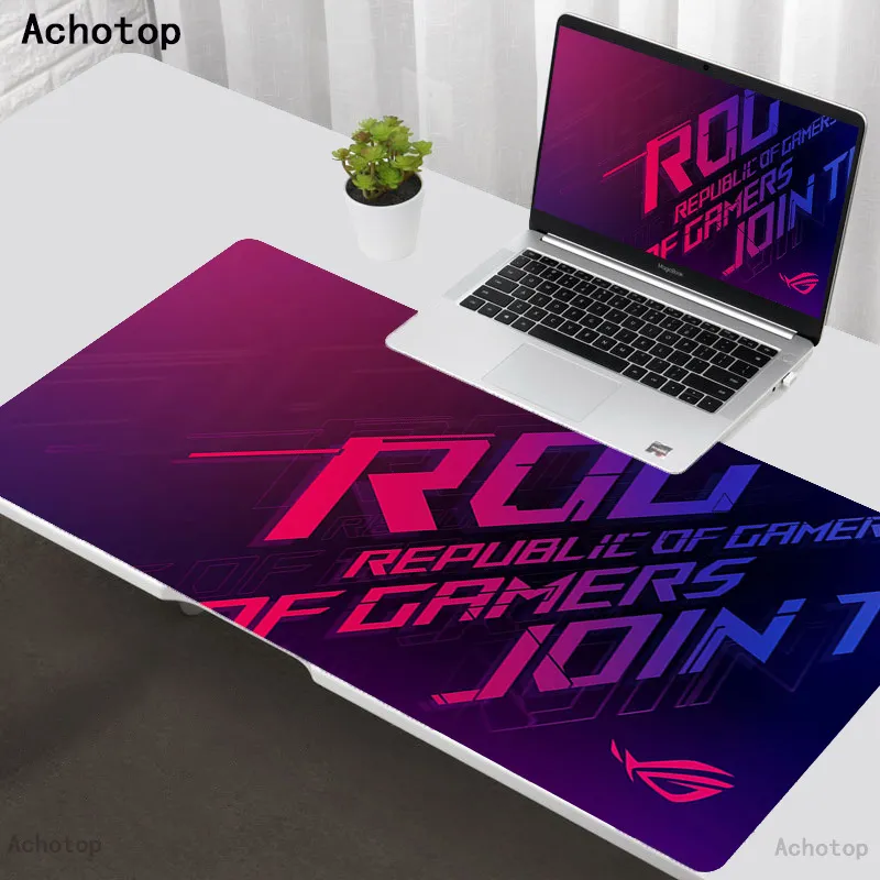 ROG Gaming Speed ​​Pad ASUS Gamer Duża krawędź zamek Miękki Trwały Dywan Klawiatura Mousepad Komputer Desk Mata CSGO