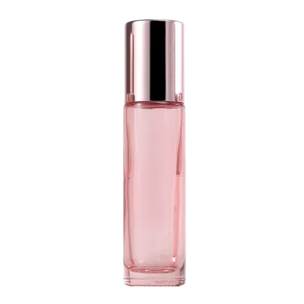 10ML 5ML Rose Gold Essential Oil Bottle Glass Roll On Perfume Crystal Roller Ball Bottles