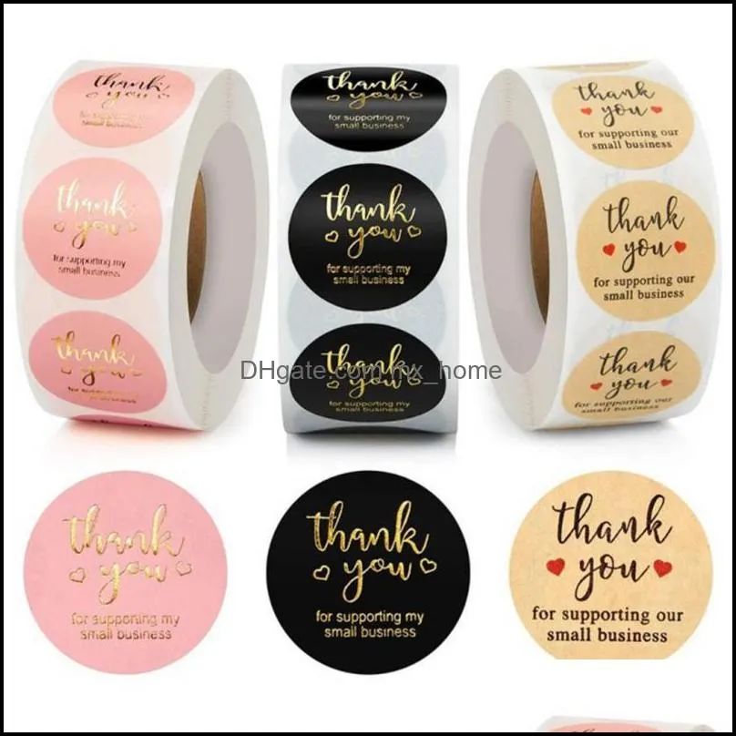 Window Stickers Thank You For Your Order Supporting My Business Seal Labels Turning One Favors Envelope Supplies Stationery