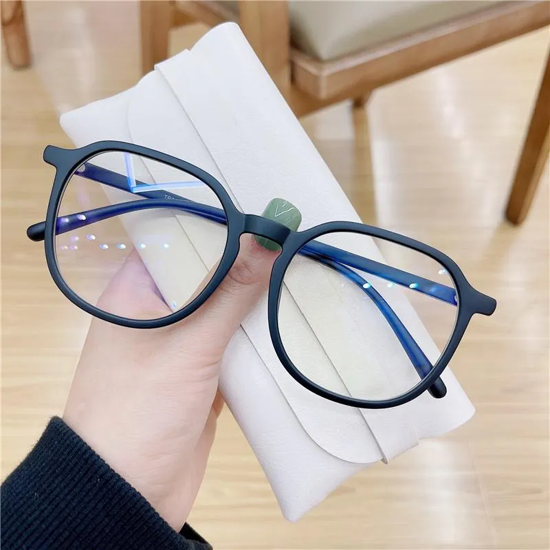 Fashion Sunglasses Frames Super Light Anti Blue Computer Glasses Women Men Round Eyeglasses Fake Eyeglass Gaming Optical Frame