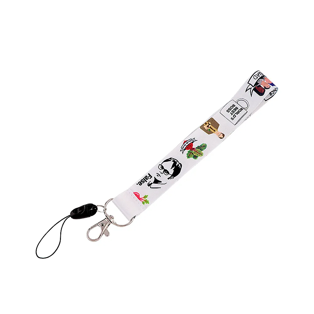 20 teile/los J2651 Mode Cartoon Büro Neckband Lanyard Schlüssel ID Karte Turnhalle Strap Multifunktions Handy Dekoration