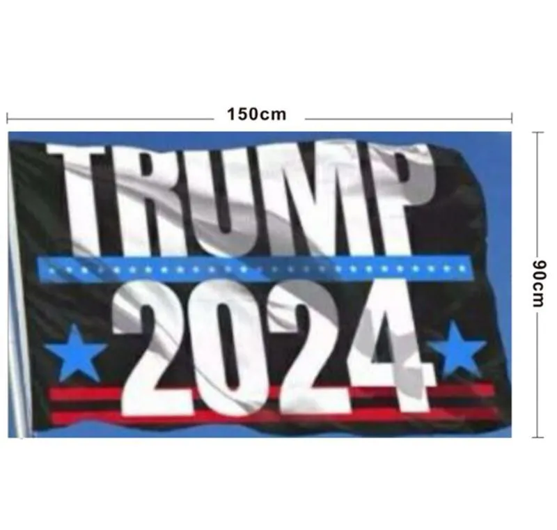 Trump Flags Donald Trump Flaggor 2024 90 * 150cm Amerika Hängande Stora Banderoller 3x5ft Digital Print Donald Trump Flag B