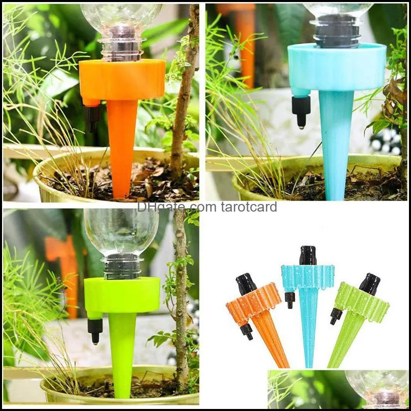 Automatic Watering Device with Slow Release Control Valve Switch Plant Waterer Self Spikes Irrigation System Plant Watering Spikes
