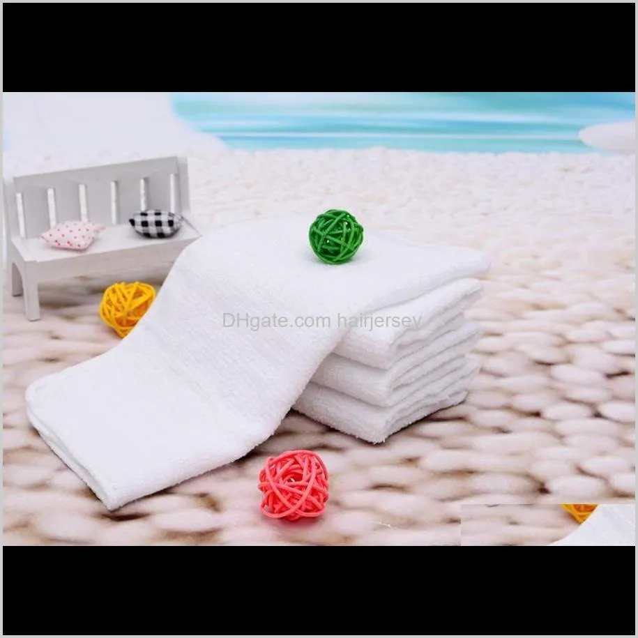 white small square towel 20x20cm custom gift giveaway cheap towel absorbent hand towel hotel cotton napkin handkerchief kitchen rag