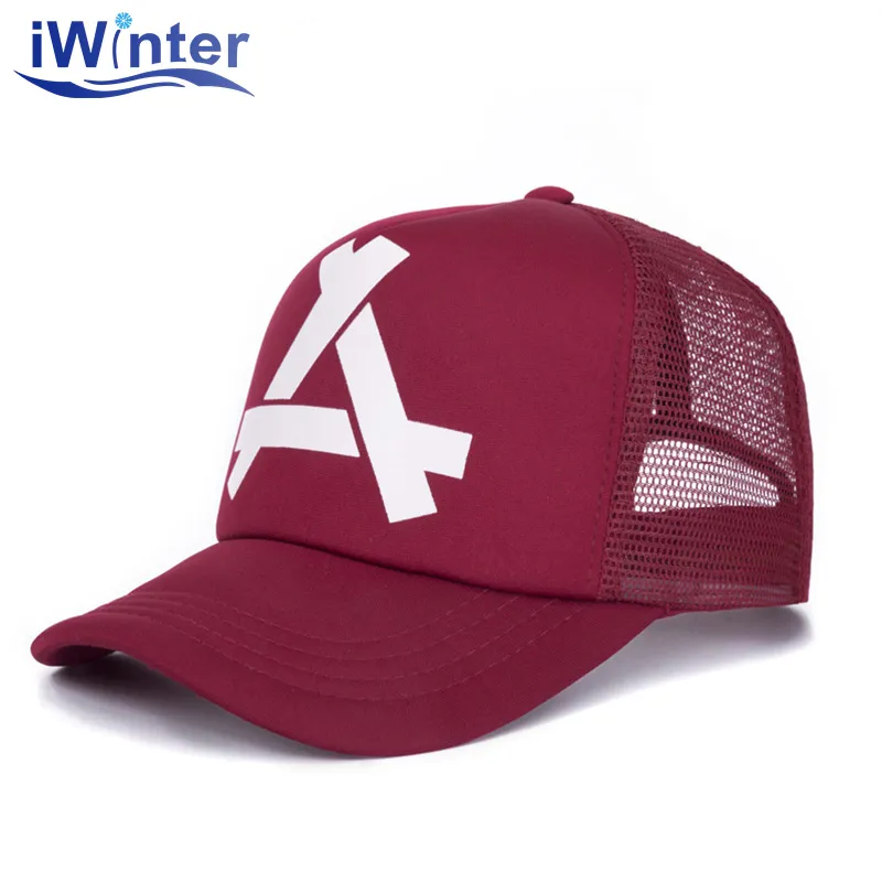 IWINTER Neue Sommer Baseball Mesh Cap Snapback Hut Mode Baseball Hüte Trucker Einstellbare Hut Hip Hop Frauen Männer