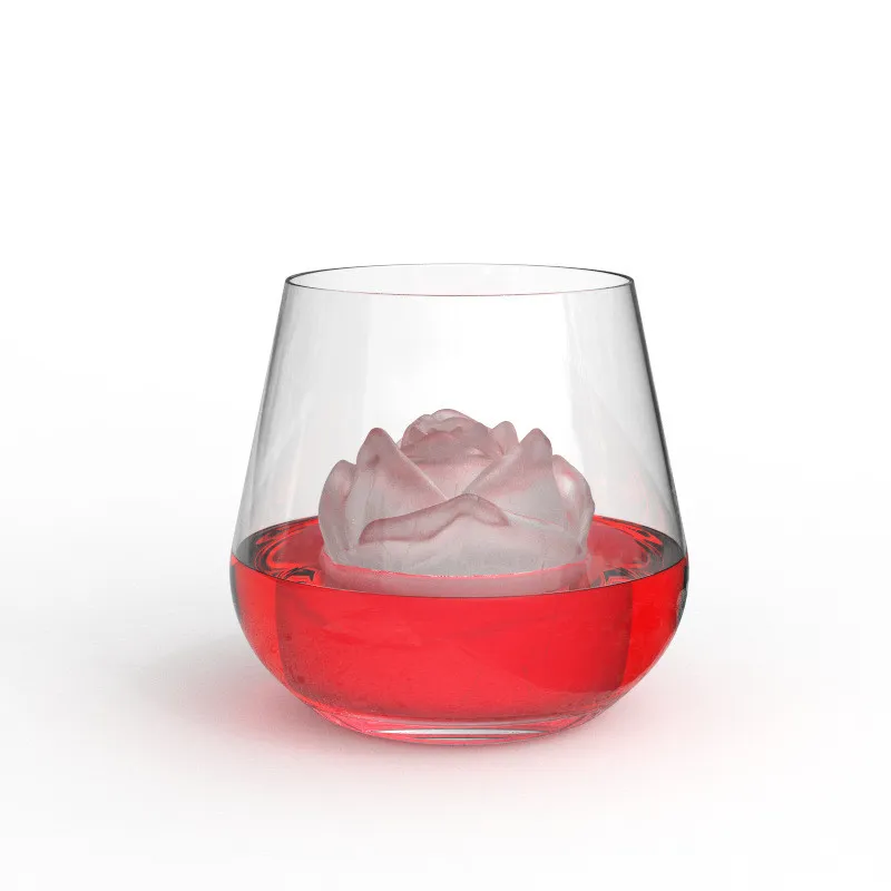 Moule à glace réutilisable en forme de fleur de Rose, outils, machine à glaçons en Silicone, plateau à glaçons gratuit par mer, yt199504