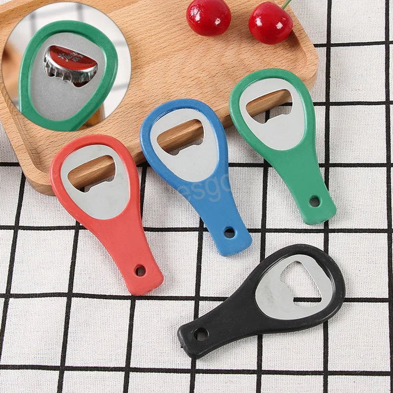 Plastic Bottle Opener Mini Portable Winebottle Openers Tennis Racket Shaped Customizable Advertising Logo Beer Wine Cap Lifter BH4530 TQQ