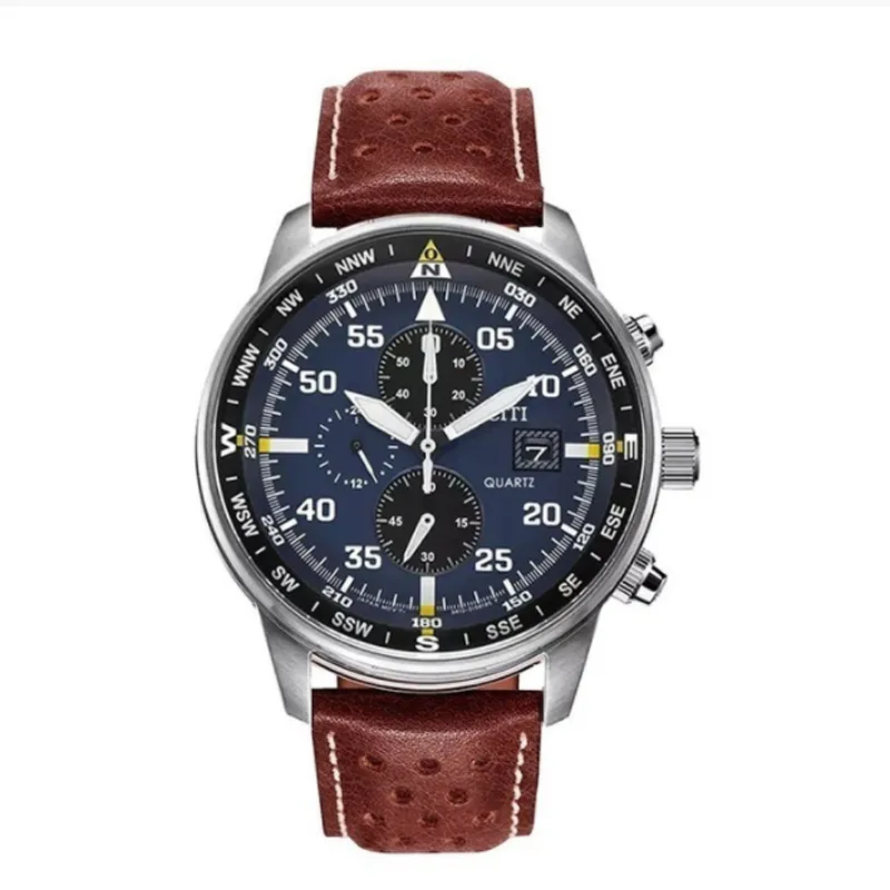 Mann Luxus Quarzuhren Business Casual Sport Rotes Gummiband F1 Uhr Herren Chronograph Armbanduhr Japan VK Uhrwerk