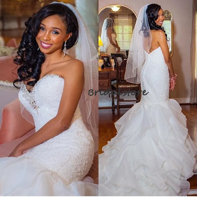 Sparkly sweetheart deals wedding dress