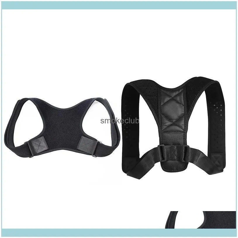 Athletic Outdoor As & Outdoors Shoder Corrector Brace Adjustable Adt Sports Safety Back Corset Spine Support Belt Posture Drop Delivery 2021