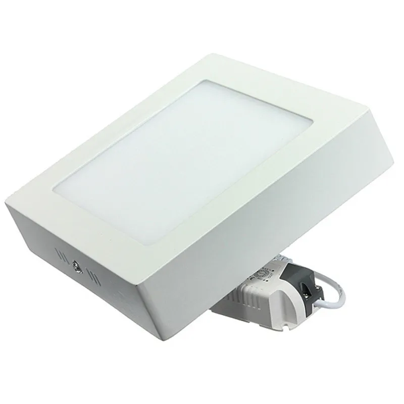 Surface Mounted LED Ceiling Panel Light Square Warm / Cold indoor Lamp For Foyer Kitchen 6W 12W 18W AC90V-240V