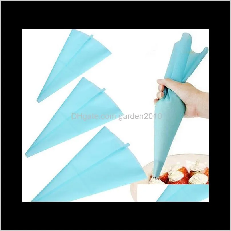 Wholesale Tools Length Pastry Sile Icing Piping Bag Cake Decorating Tool Eu3Ro Y6Mvz