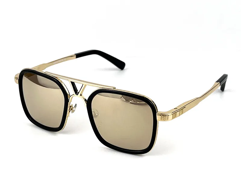 빈티지 레트로 인기 패션 디자인 선글라스 0947 스퀘어 플레이트 프레임 최고 품질의 안티 UV400 렌즈 야외 안경