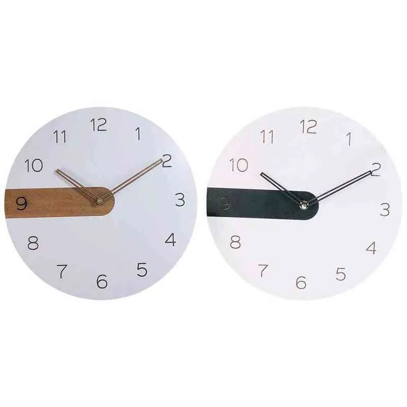 Círculo relógio de parede silencioso horloge 12 '' clássico para decoração de escritório da escola de cozinha H1230