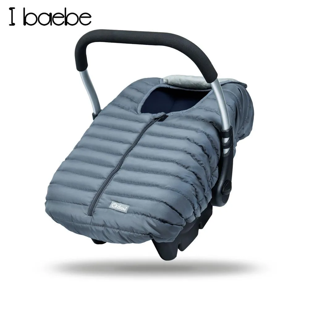 Designer luxuoso carrinho de bebê cesta de bebê carro assento capa curso nascido dormindo saco à prova de vento infantil extrato envelope outdoor lotmuff