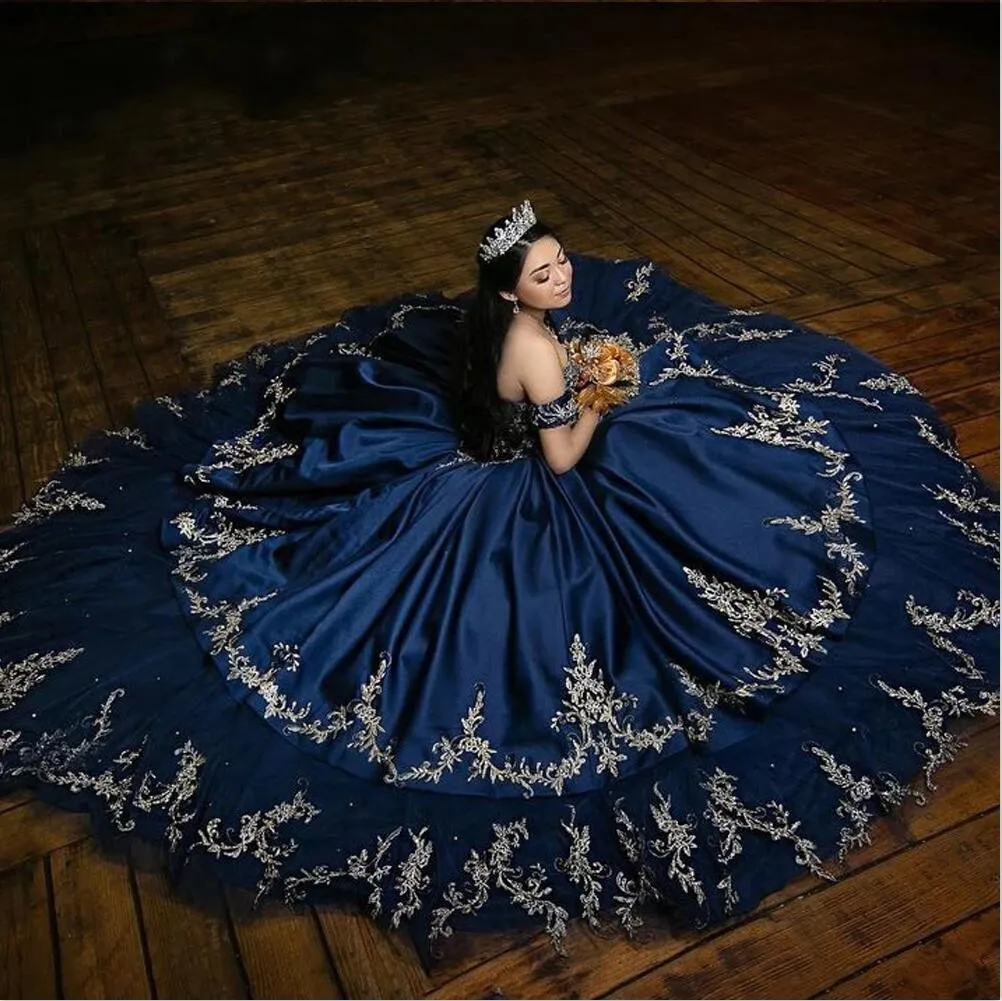 Stunning 2022 Off Shoulder Azul Rey Quinceanera Dresses With Puffy  Embroidery, Detachable Skort Sleeves, Beaded Tulle, And Sweet 16 Design For  Girls From Lovemydress, $85.01