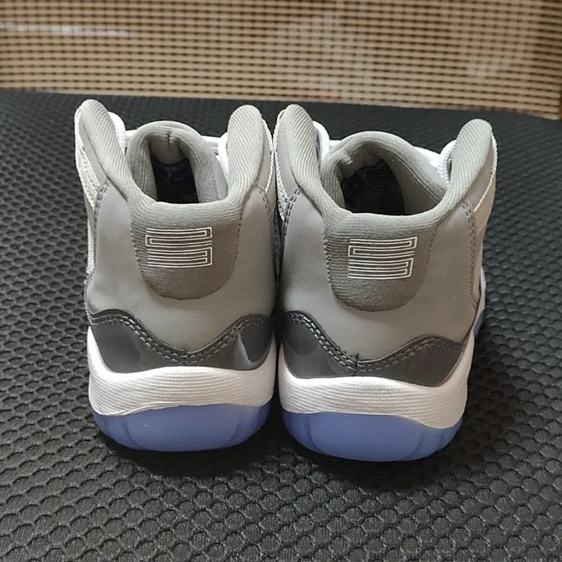 Toddler Big Kid Basketball Sneakers Cool Grey 11s Gamma Blue