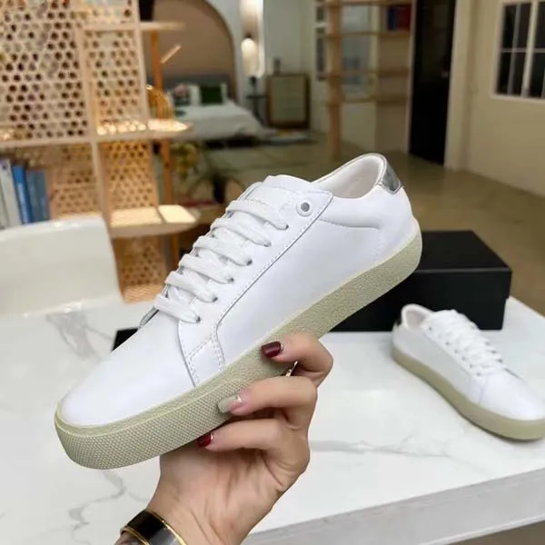 White leather lace up sneakers hotsell