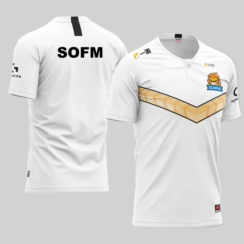 Nya Esports Team Jersey Sports tävling T-shirt Barnens kortärmad tryck LOL LPL SN Män och Kvinnors Män