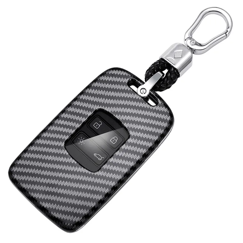 Custodia In Silicone Per Chiave Auto Renault - Compatibile Con Clio, Scenic, Megane, Duster, Captur, Twingo, Koleos (4 Pulsanti, Nero+Blu)
