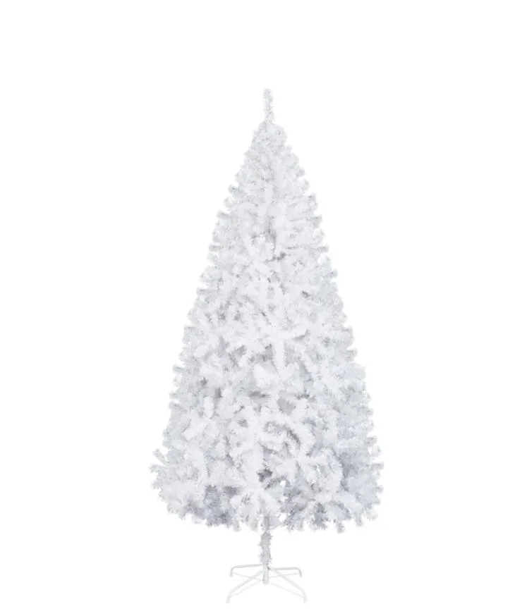 Garden Decorations 7FT Iron Leg White Christmas Tree with 950 Branches