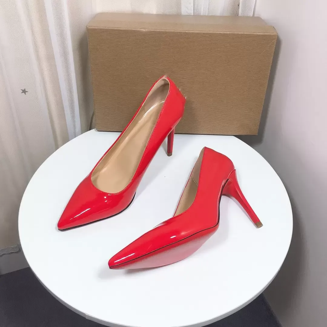 2021 high quality designer party dress shoes bride ladies fashion sexy pointed simple elegant high heels