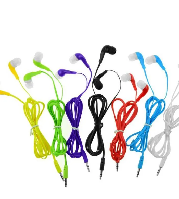 200 pcs Bulk Earbuds Fone de Ouvido Fones de Ouvido Colorido Fones de Ouvido Fones de ouvido descartáveis ​​Fones de ouvido para sala de aula de escola, bibliotecas, hospitais, Museu de teatro Presente E05