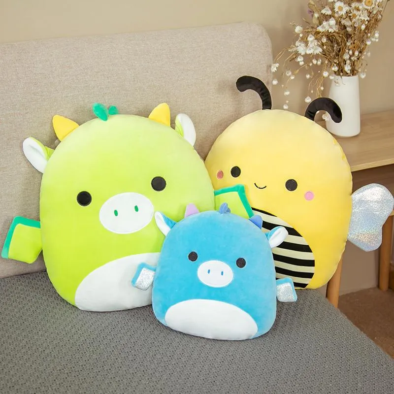 40 cm/30 cm grande taille Squishmallows poupée animale jouets en peluche  anniversaire grandes poupées en peluche lapin de pâques apaiser dessin  animé