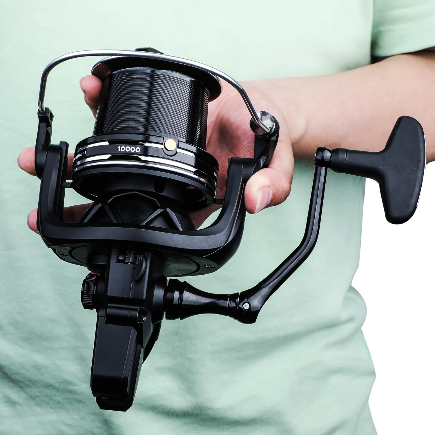 Fishing Reel 10000-12000 Series Surf Ultra Smooth Powerful Spinning for Carp Saltwater Freshwater