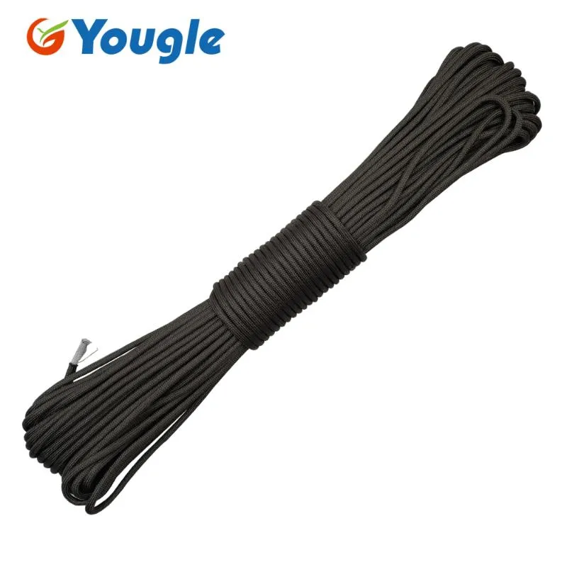 Outdoor Gadgets 100 Feet 31 Meters 4mm 10 Strands 550 Parachute Cord Paracord Flame Retardant Cable Tent Guyline Wind Rope Clothesline