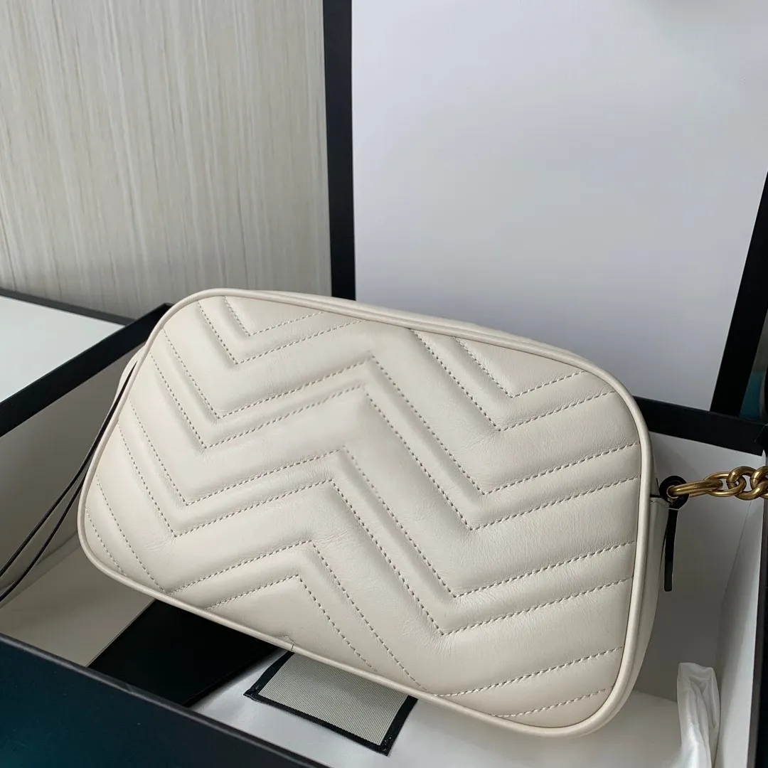 Wholesale Leather Shoulder Bags High Quality luxurys G designers Fashion womens CrossBody bag Letter Handbag ladies purse Chains Cross Body Clutch Camera Handbags