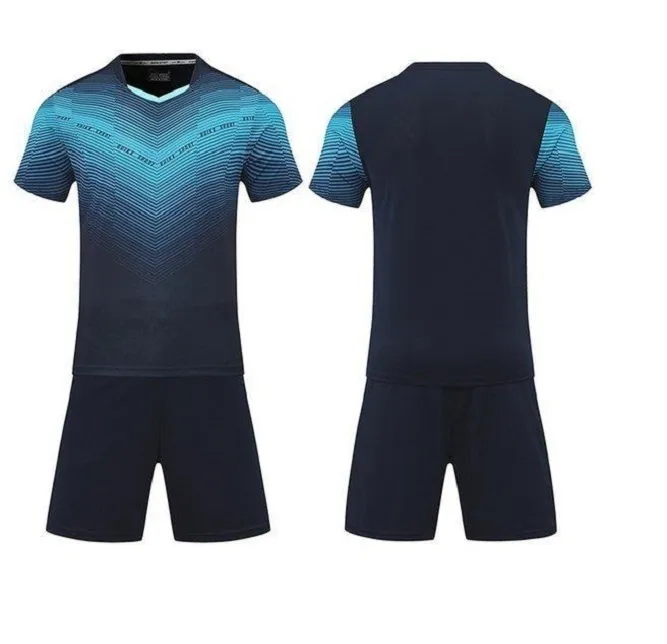 Puste Soccer Jersey Uniform Spersonalizowane koszulki zespołowe z nazwą projektowania spodenki i numer 1678