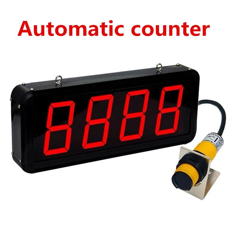 10-70cm Automatic Infrared Sensor Counting LED Digital Tube Warehouse Production Display Board Conveyor Belt Object Counter Modules