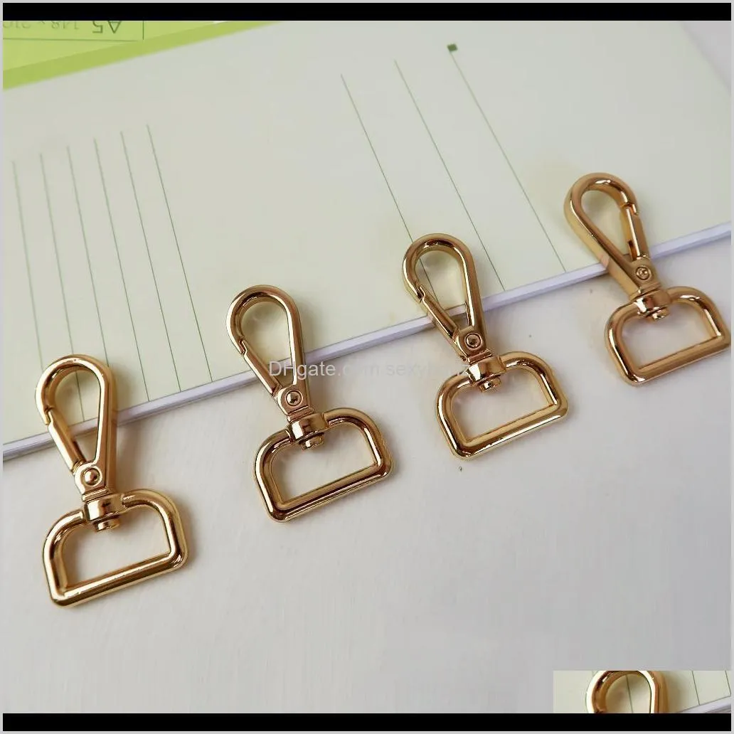 4 pcs. swivel snap hook, swiveling swivel for webbing 20mm, trigger snap hooks for bags belt sewing accessories