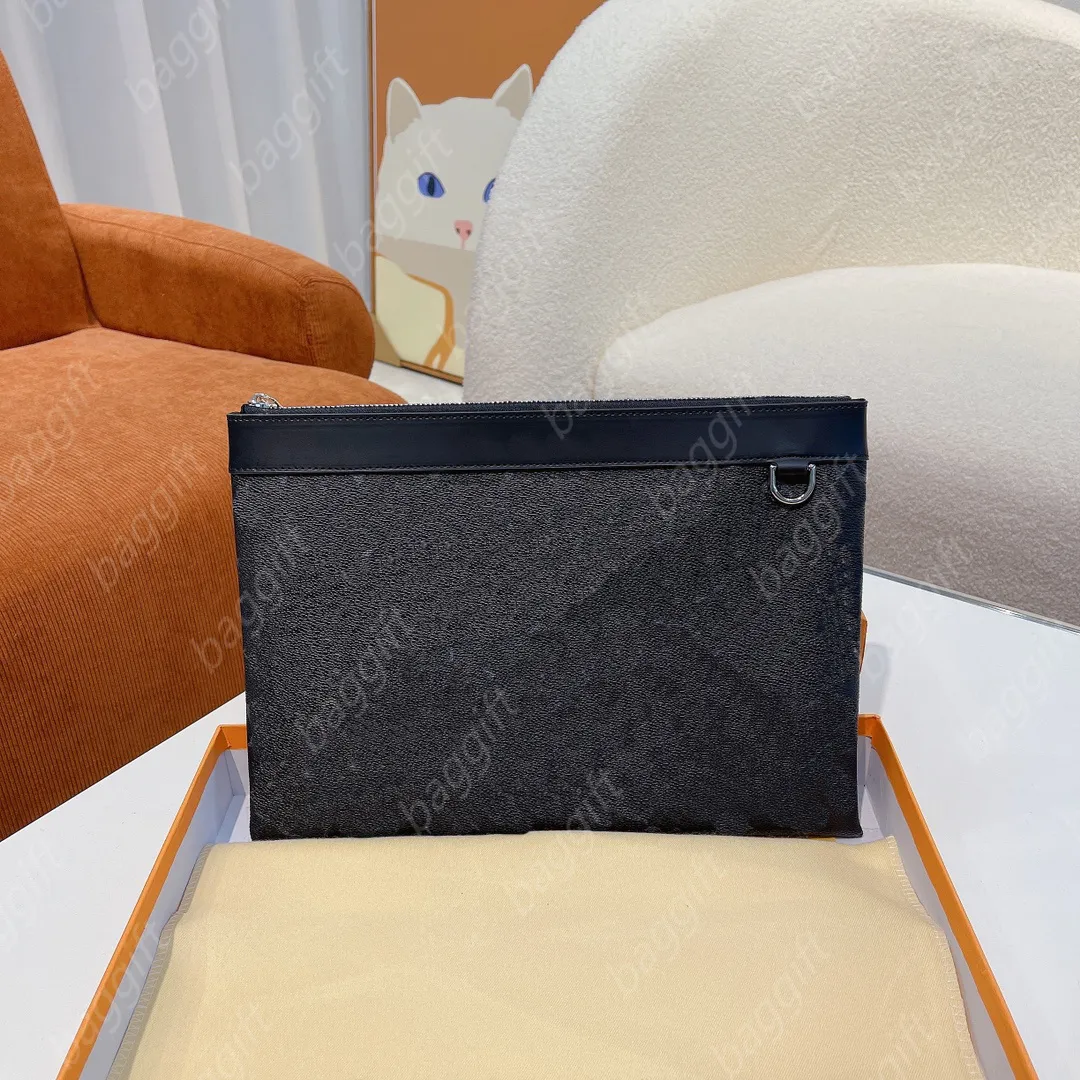 10A L Bag Cross Body Luxurys Designers Briefcase Aerogram Messenger Men Bags Black Leather Purse POCHETTE VOYAGE handbags STANDING POUCH Wallte Comput