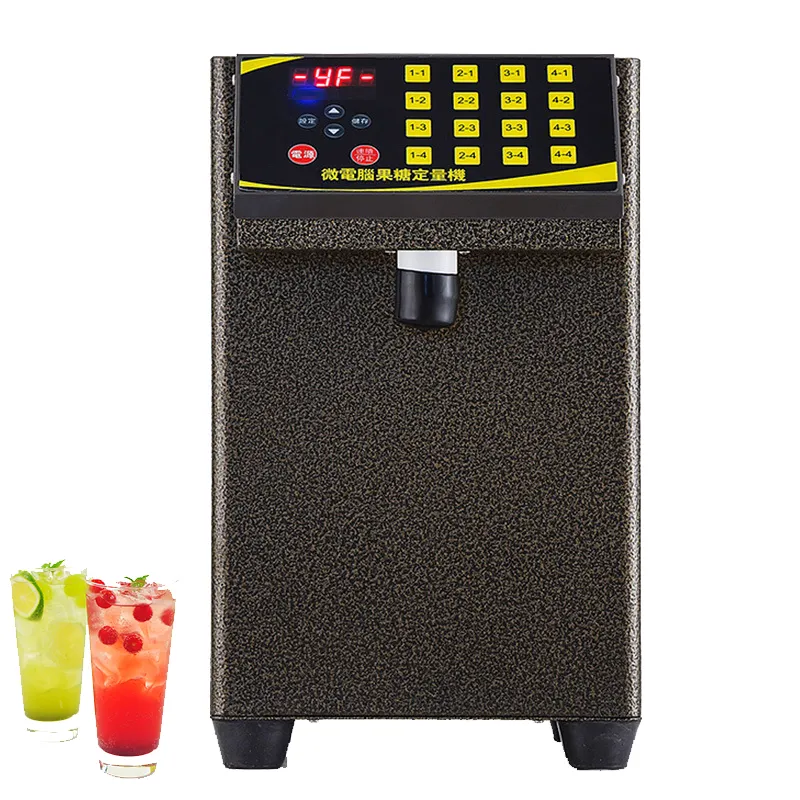 16 Grid Fructose Machine Automatic Quantitative Fructose Dispenser Syrup dispenser Bubble tea Fruit sugar machine