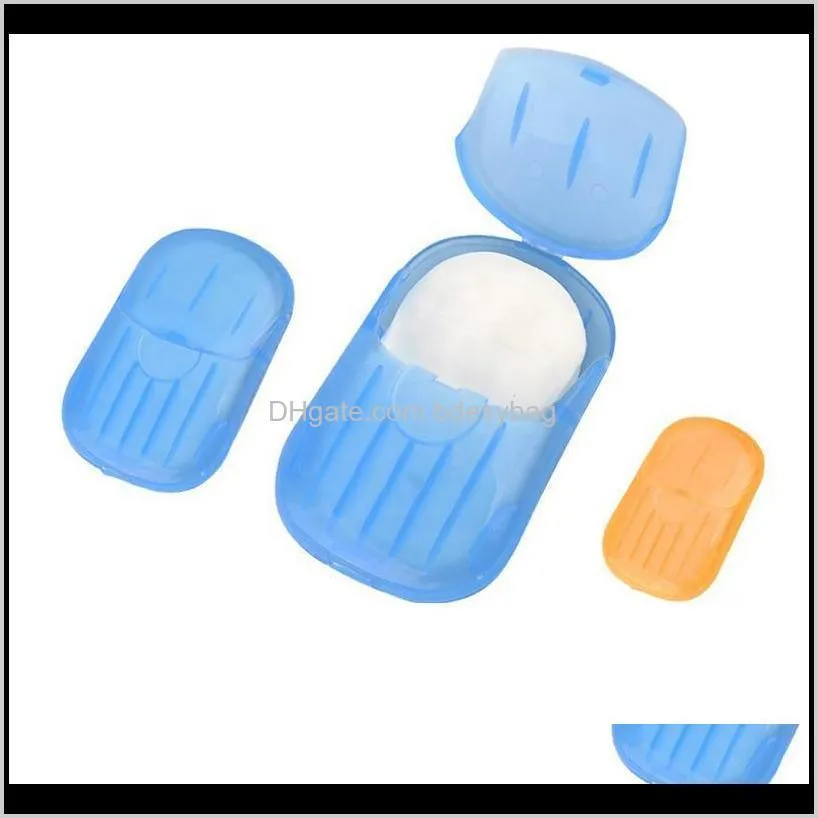 disposable anti dust mini travel soap paper washing hand bath cleaning portable boxed foaming soap paper scented sheets