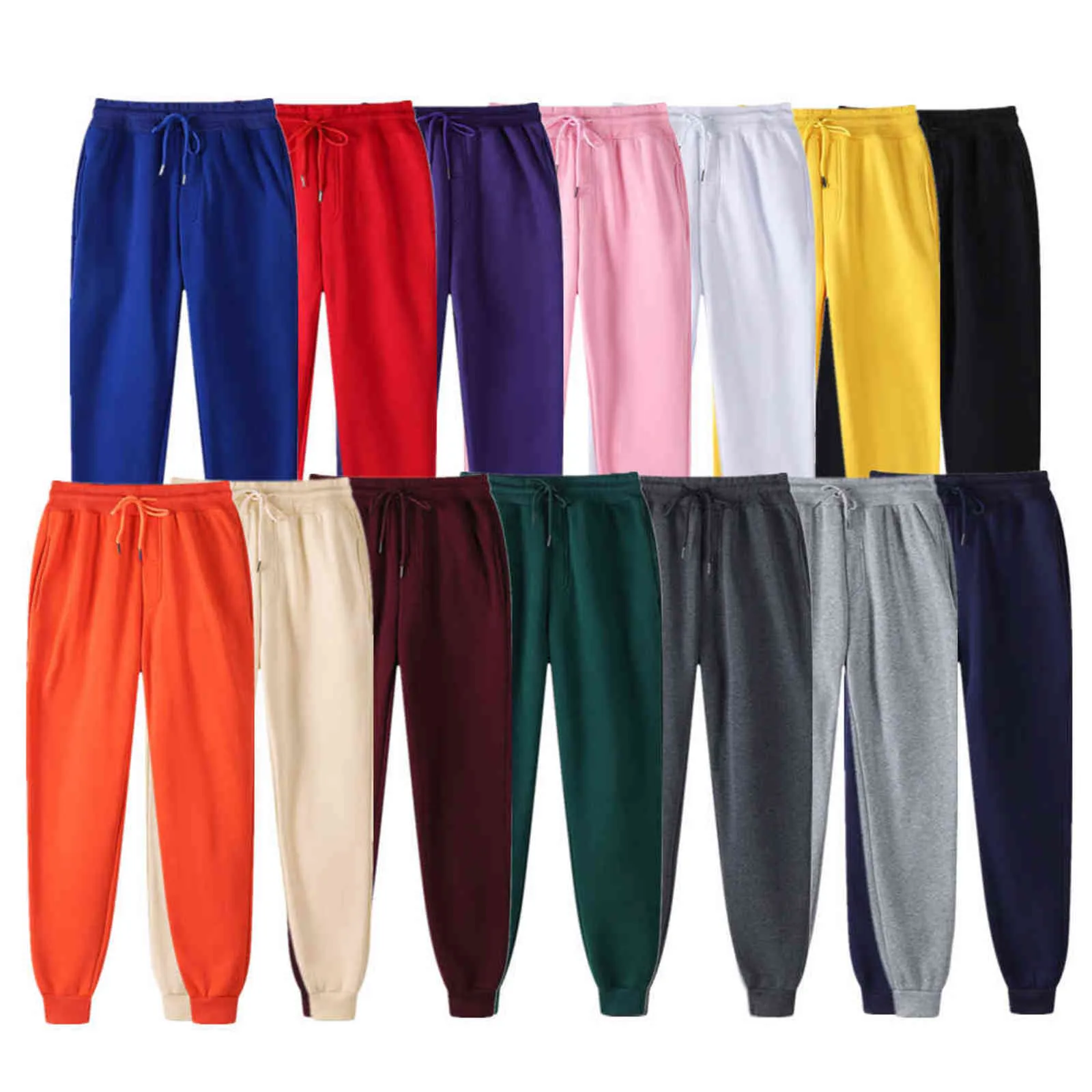 Nova Marca Mulher Calças Casuais Calças de Sweatpants Jogger Fitness Workout Running Sporting Roupas Y211115