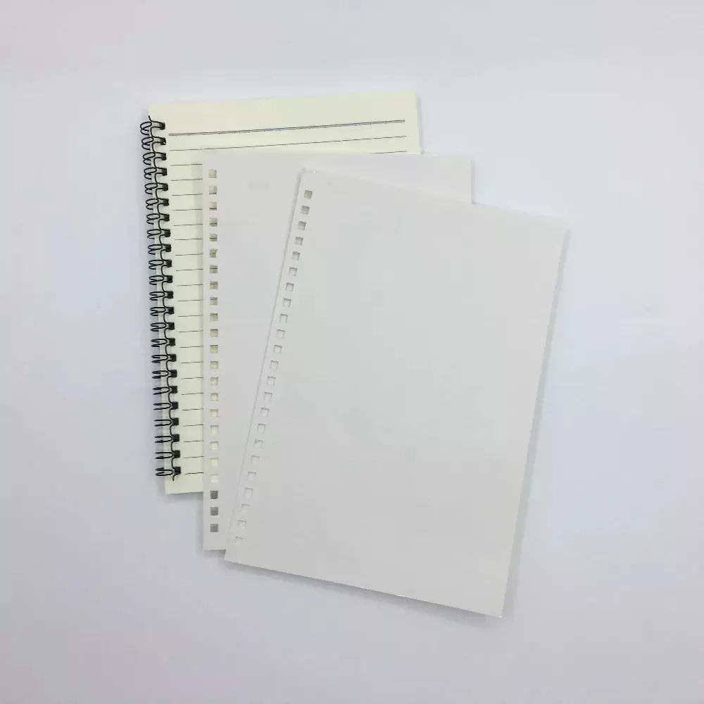 Sublimation Sprial Notebook A4 Bobine Bloc-Notes Imprimable Journal Personnalisé Écriture Sublimation Blanc DIY Personnalisé Cadeaux En Vrac