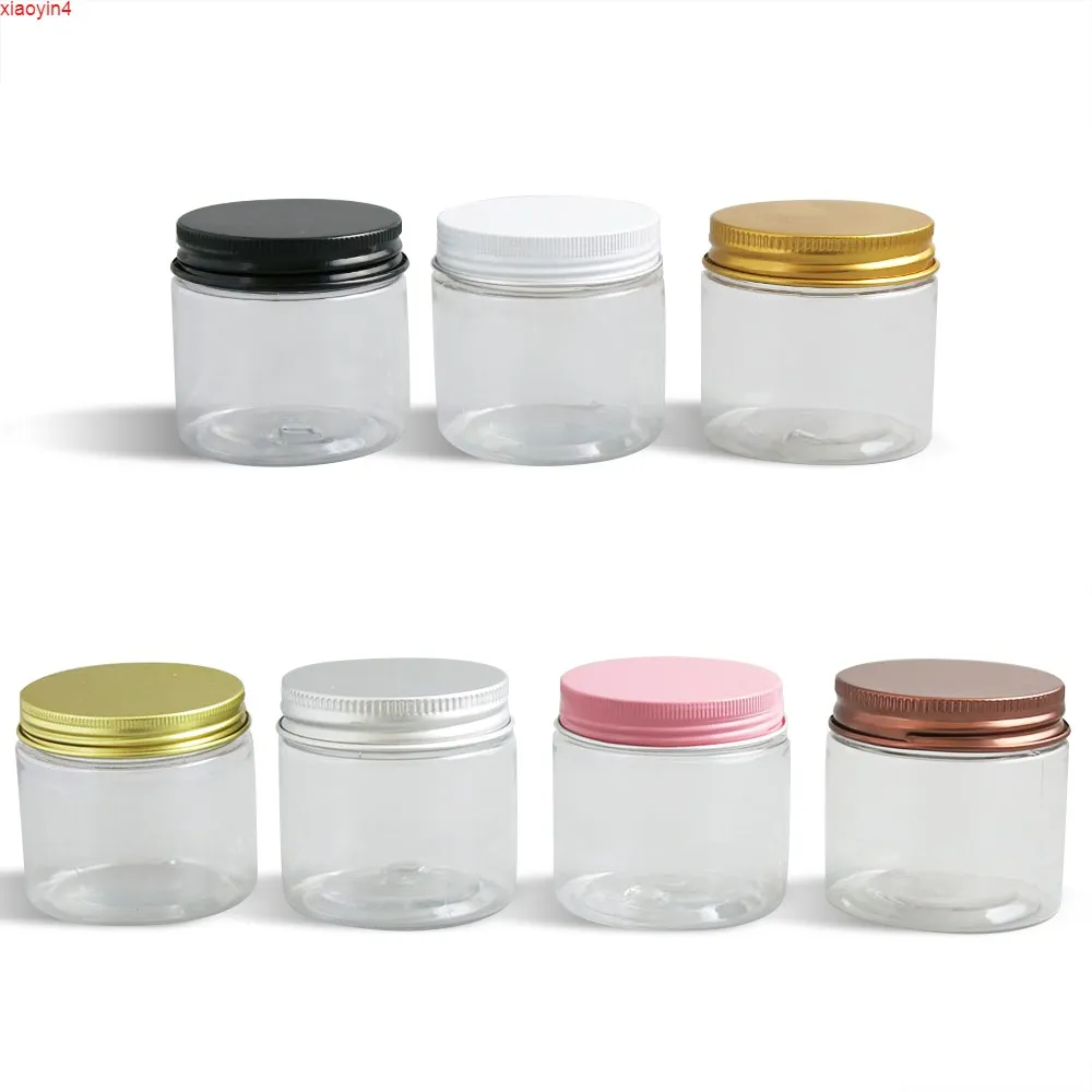24 x Travell 60G Clear Make Up Cream Jar con coperchi metallici 60CC Container cosmetici trasparenti per uso per uso