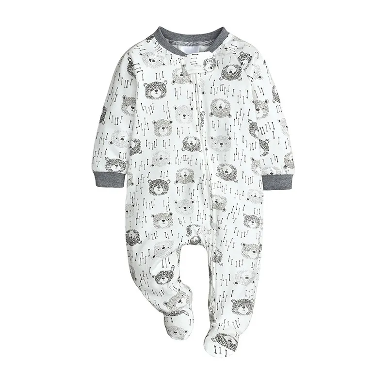 Animali Neonato Vestiti Pagliaccetti Tute Costumi Indumenti da notte Cartoon Abbigliamento per bambini Per neonato Pijama 210413