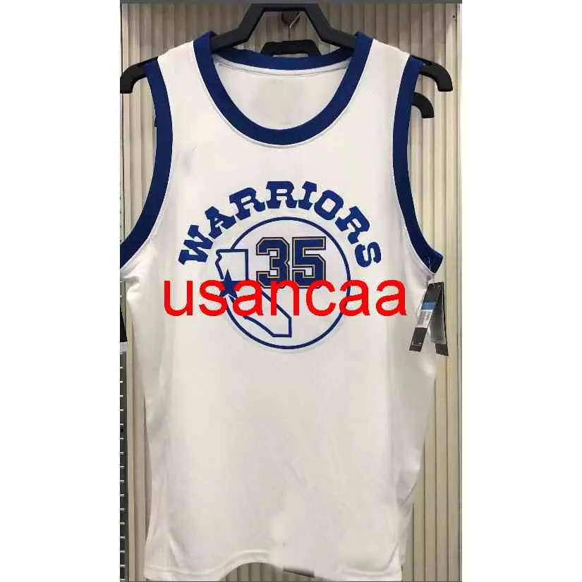 Alla broderier Durant Curry Wiseman Thompson 35# 2020 Swingman Jersey Anpassa herrarna för kvinnors ungdomsväst Lägg till något nummer XS-5XL 6XL Vest