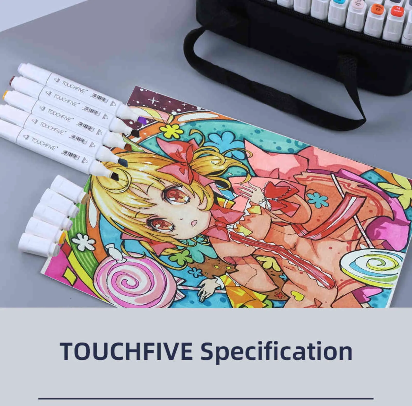 30/40/60/80/168 Alcohol Marker Pens Based Markers Dual Tip Permanent Artist  Art Manga Sketching 211104 De $142,94 | DHgate, image size:1600x1578