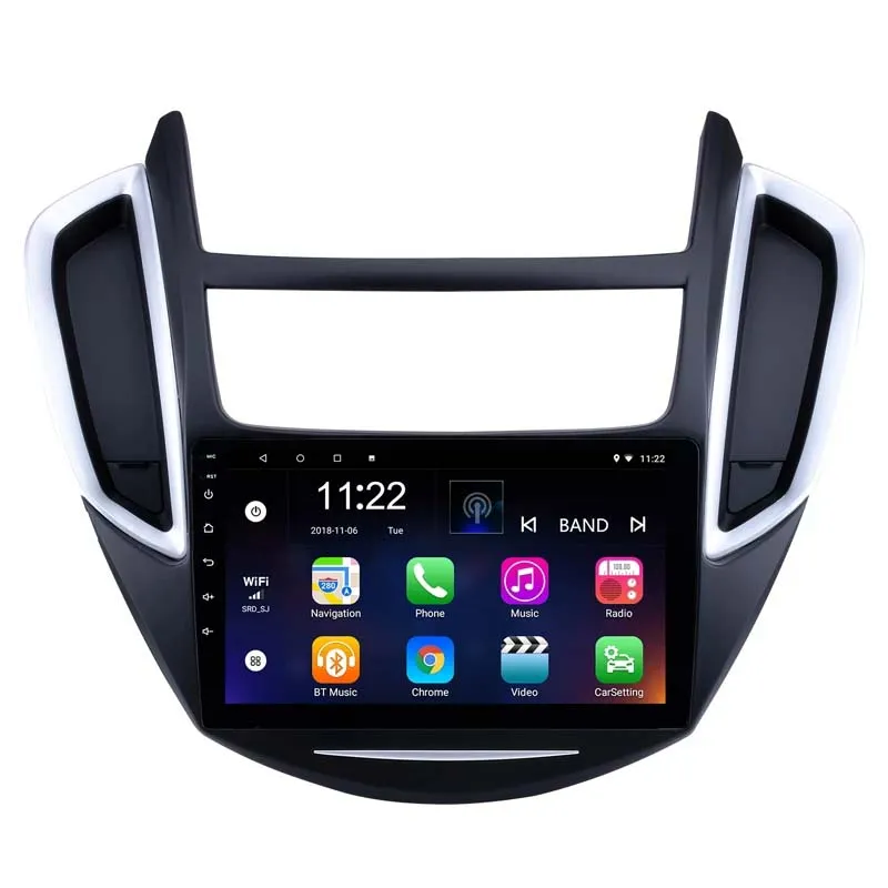 2din Android 10.0 Gracz Dotykowy ekran Bluetooth Car Radio DVD GPS na 2014-2016 Chevy Chevrolet Trax z kontrola kierownicy