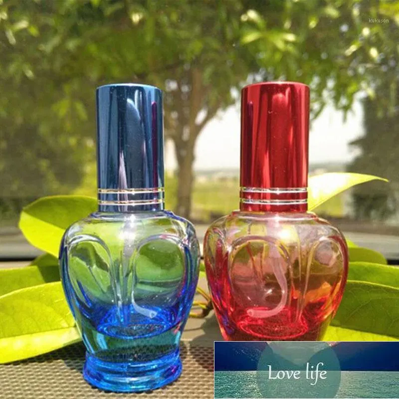 Spray Bottle Travel Cosmetic Containers Stylish Colorful Shape 10ml Empty Refillable Perfume Bottle Random Color 25pcslot1 Factory price expert design Quality