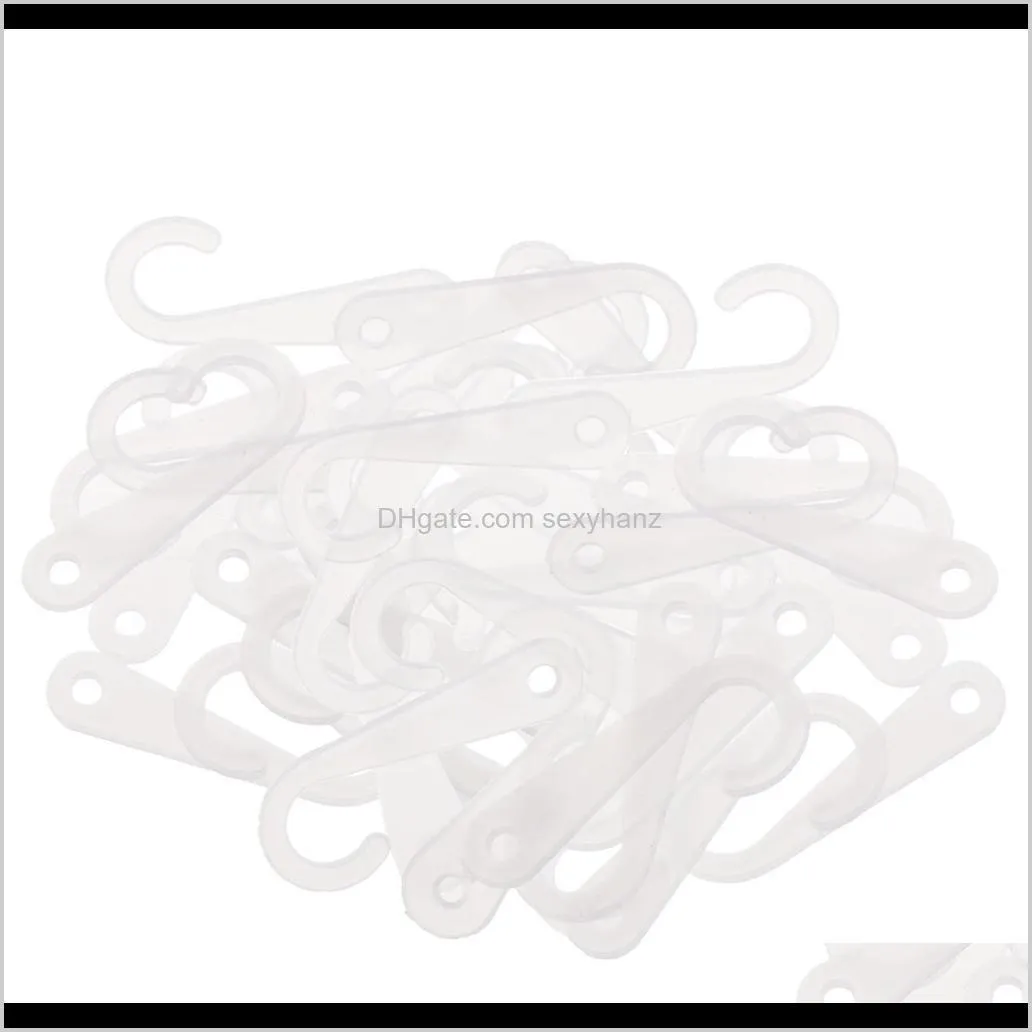 50 pieces plastic j hooks hanger for socks retail clothes display hanger accessories