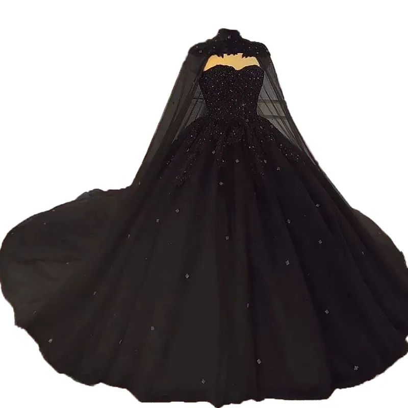 Gothic Black Wedding Dress With Long Train: Appliqued... From Chicweddings, $156.12 | DHgate.Com Gothic Black Wedding Dress With Long Train: Appliqued... From Chicweddings, $156.12 | DHgate.Com